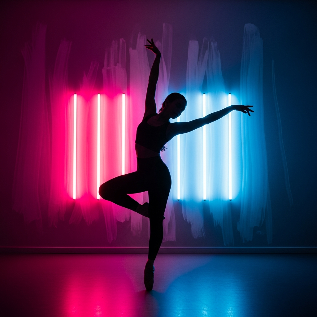 Танцевальные движения и связки в зале